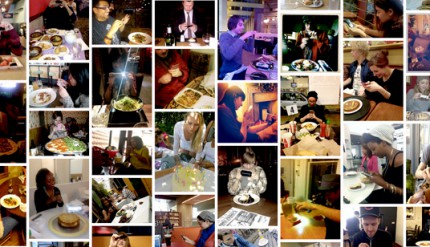 Pictures of hipsters taking pictures of food Pictures of hipsters taking pictures of food