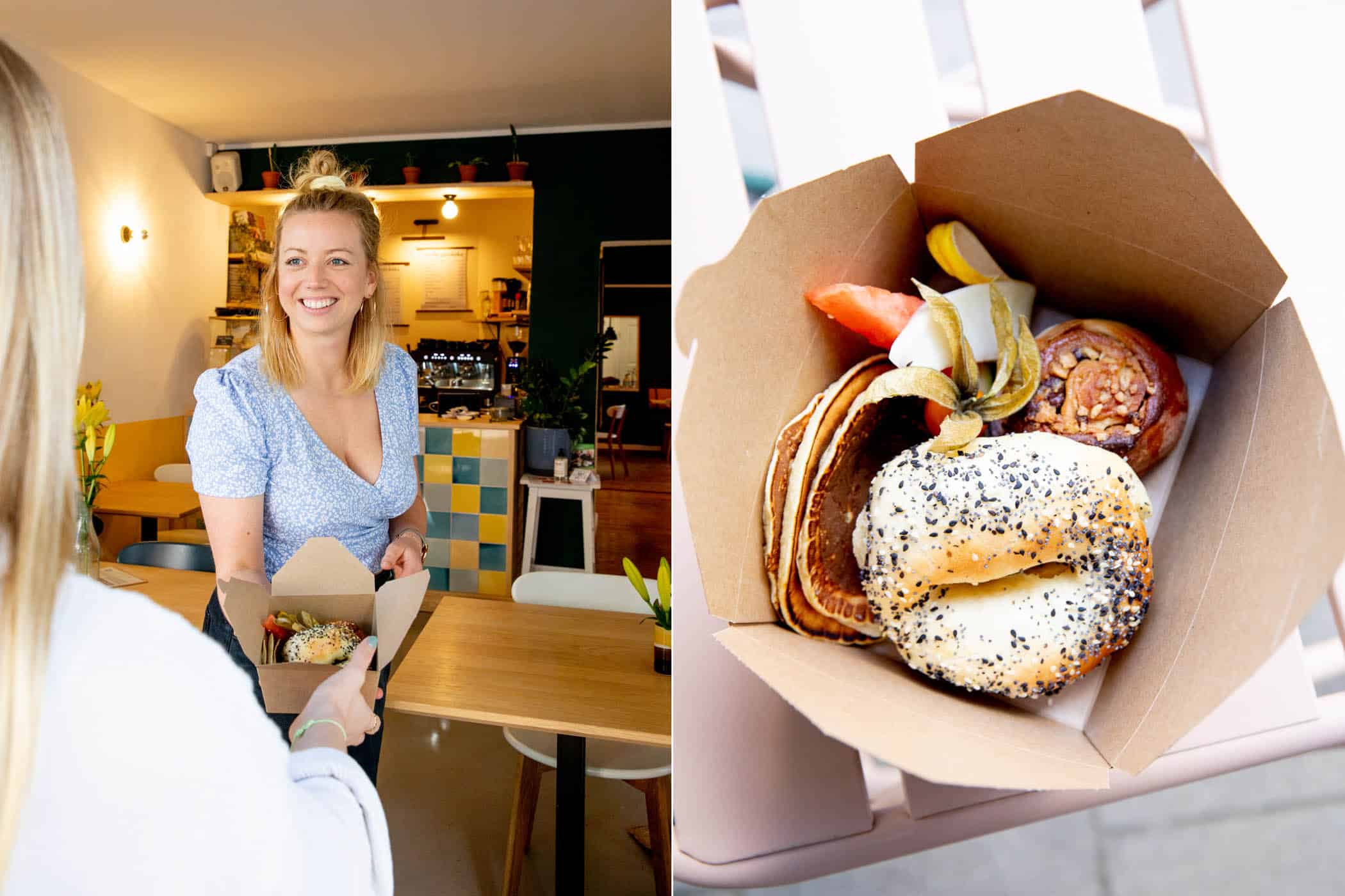 surprise bag - management, gastronomie, food-nomyblog Die weidenkantine Hamburg verkauft über Too Good To Go Speisen vom Vortag