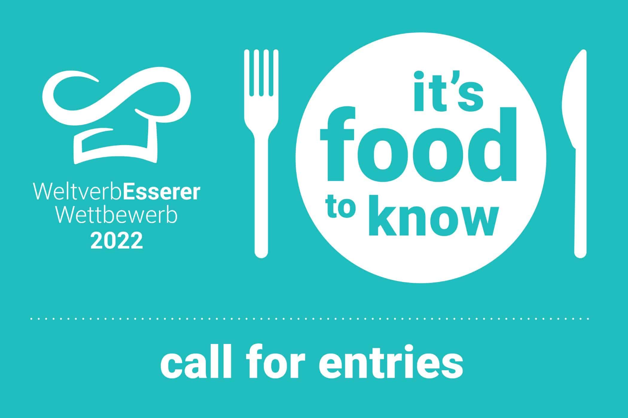branding cuisine weltverbesserer wettbewerb 2022 keyvisual call for entries - gastronomie, food-nomyblog Mitmachen: WeltverbEsserer-Wettbewerb 2022
