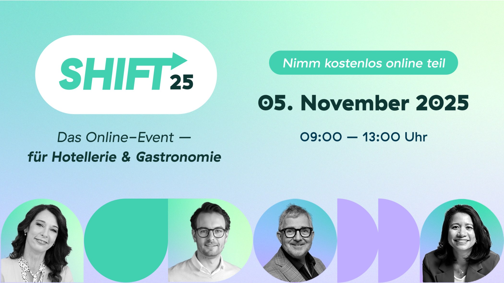 shift 25 gastromatic - trends, personal, management, gastronomie SHIFT 25: Tipps und Impulse für smarte HR in der Hospitality – kostenlos & online am 5. November