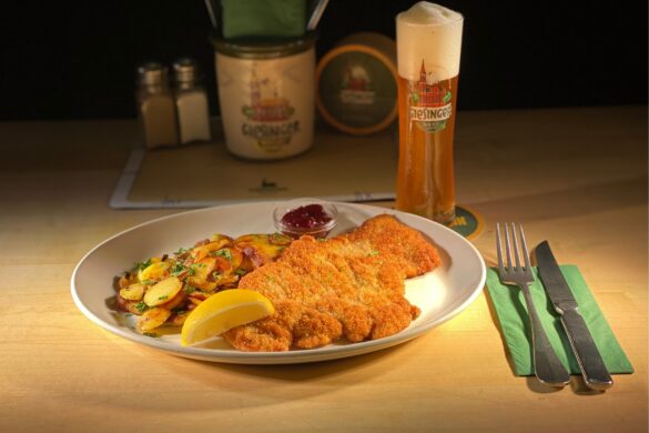 Giesinger Braeu Schnitzel 585x390 - gastronomie, nomyblog Sion Loft: tempor&auml;re Event-Location in K&ouml;ln