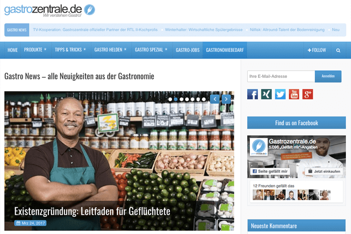 gastrozentrale - medien-tools, management 7 Unternehmensblogs, die Info-Mehrwert für Gastronomen und Gründer bieten