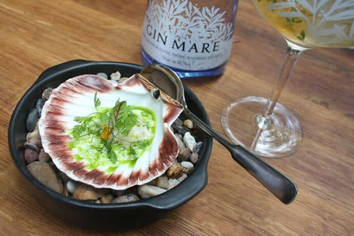 gin mare pairing menu 690x460 - spirituosen, getraenke, gastronomie, food-nomyblog Ein Drink zum Meeresfrüchte-Gang: die „MedBarTour“ von Gin Mare zu Gast im tulus lotrek Berlin