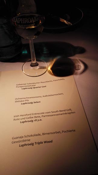 laphroaig8 - events Fotos: Laphroaig Whisky Dinner Berlin
