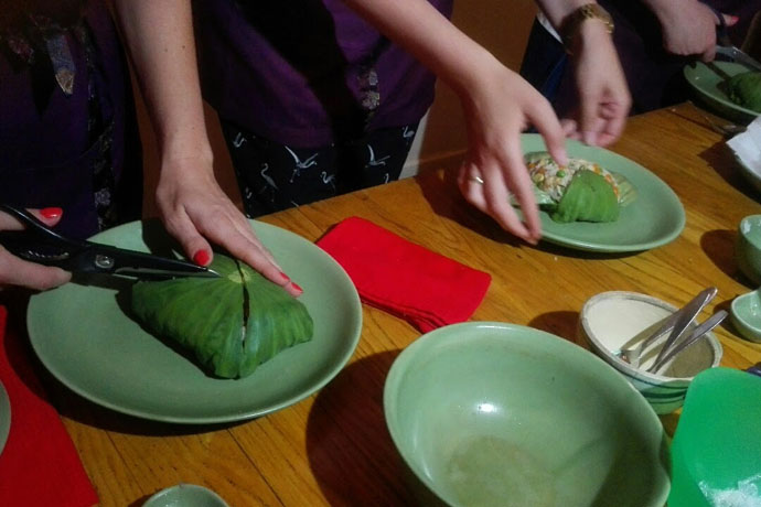 lotusblätter aufschneiden - food-nomyblog Kochen mit Pangasius: 3 Rezept-Ideen aus Vietnam