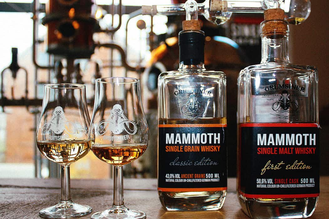 mammoth whisky im glas - spirituosen, getraenke Gebrannt aus Vintage-Getreide: Mammoth, der neue Whisky aus der Uckermark