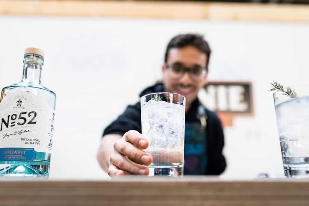 pine - spirituosen, getraenke Drinks mixen mit Linie Aquavit: Eindrücke vom Bar Convent Berlin 2019
