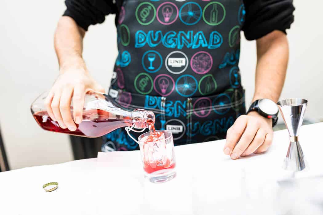 raspberry - spirituosen, getraenke Drinks mixen mit Linie Aquavit: Eindrücke vom Bar Convent Berlin 2019